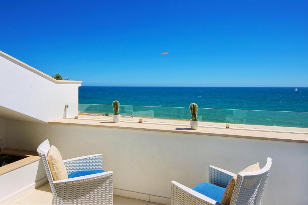 Casa Pé na Areia- Unique Spot- Beach front Albufeira Exterior foto